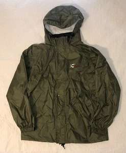 World Wide Sportsman Windbreaker Jacket With Hood Green Size LARGE - Picture 1 of 15