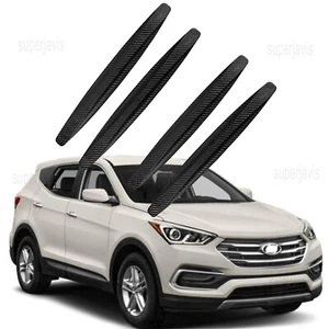 Carbon Fiber Grain Anti-Collision Strip Bumper Protector For Hyundai Santa Fe - Picture 1 of 13