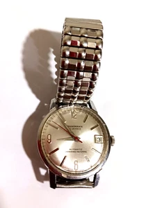Vintage Wakmann Incabloc Automatic 17 Jewels Swiss Made Mens Wrist Watch - Picture 1 of 3