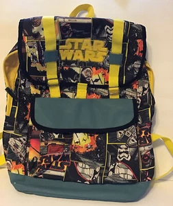 Disney Star Wars Backpack Colorful Large Preowned Disney Store - Picture 1 of 7