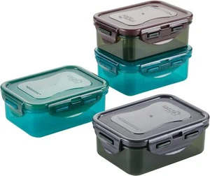 Lock & Lock ECO Food Storage Containers/Bin Set/Bpa-Free/Dishwasher Safe, Rectan - Picture 1 of 11