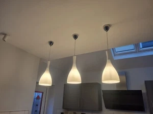 White Pendant Light - Picture 1 of 4