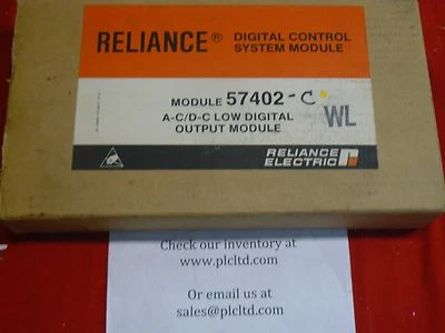 Reliance Electric 57402 0-57402-C 115V AC/DC Low Digital Output Module PLC - Image 1 of 3