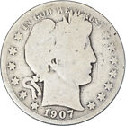 [#1061882] Moneta, Stany Zjednoczone, Barber Half Dollar, Half Dollar, 1907, USA