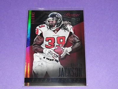 2014 Prestige STEVEN JACKSON #153 Black Variant/10 FALCONS Oregon State BEAVERS - Image 1 of 2