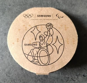 PIN RARE PIN'S BIG .. OLYMPIQUE OLYMPIC FRANCE PARIS 2024 SAMSUNG +FOLDER 3D~US2 - Picture 1 of 2