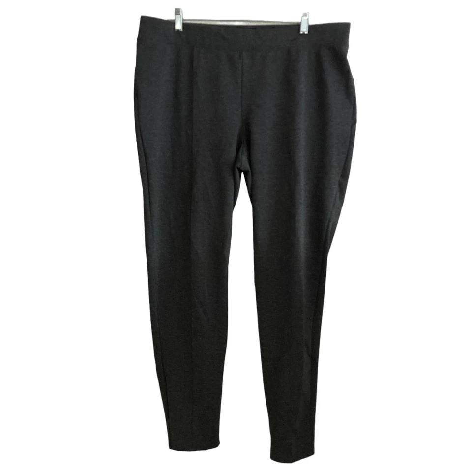 Apt 9 Pantalones Elásticos Leggings Mujer XL Negro Carbón Elastizados Calce Moderno Foto 1 de 4