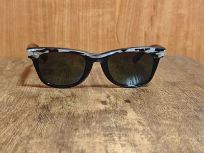 OCCHIALI DA SOLE WAYFARER VINTAGE RAY BAN BL MARMO ACETATO MADE IN USA #X48 - Immagine 1 di 4