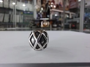 Authentic Pandora Web Criss Cross Charm 790165 Retired Vintage - Bild 1 von 15