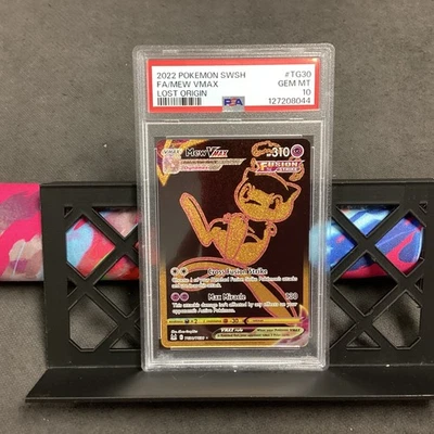 2022 Pokémon Mew VMAX (Secret) Tg30/Tg30 Full Art PSA 10 📈🔥 Lost Origins - Image 1 of 2