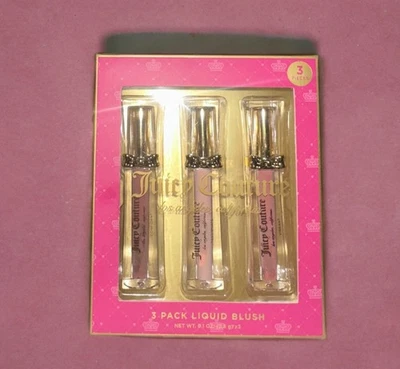 Juicy Couture Liquid Blush Trio | 3 Shades | Passionate Confident Vibrant NIB - Image 1 of 3