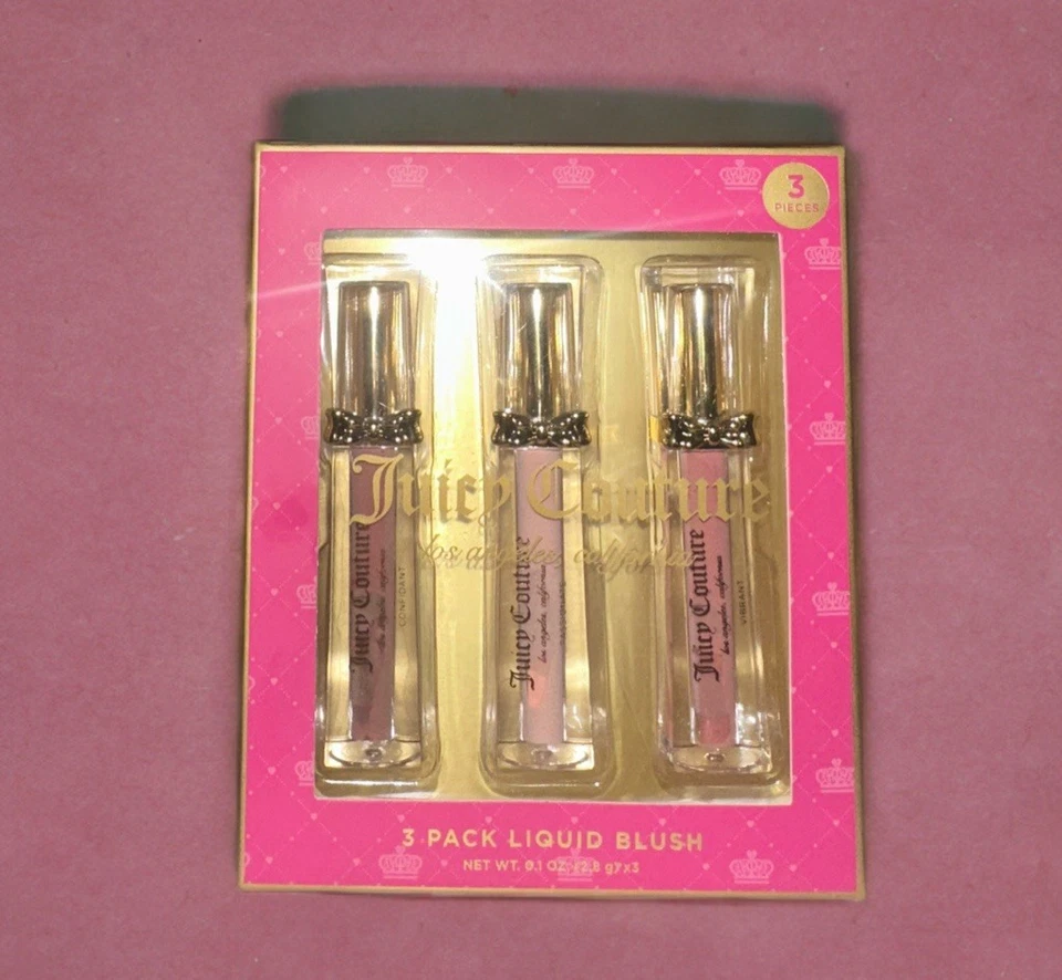 Juicy Couture Liquid Blush Trio | 3 Shades | Passionate Confident Vibrant NIB - Image 1 of 3
