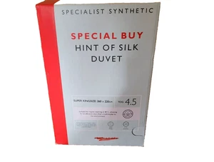 John Lewis Specialist Synthetic Hint Of Silk Duvet, 4.5 Tog, Super King - Picture 1 of 3