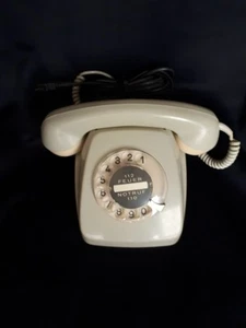 Telefon Wählscheibe Post 611 Wählscheibentelefon - Photo 1/6