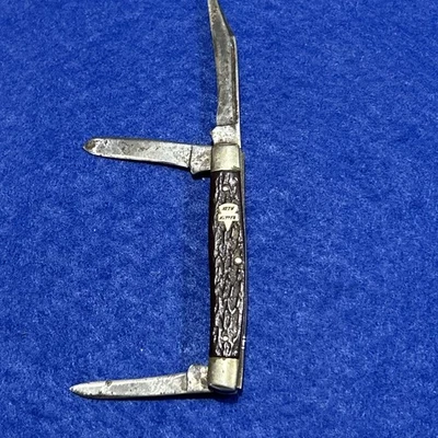 Keen Kutter Three Blade Stockman With Shield, Number 2876. Usa. - Image 1 of 4