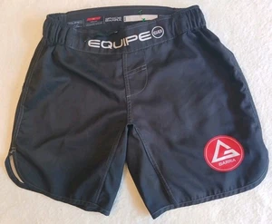 Gracie Barra Equipe Edition Shorts Black Jiu Jitsu Wrestling Competition Size 28 - Picture 1 of 7