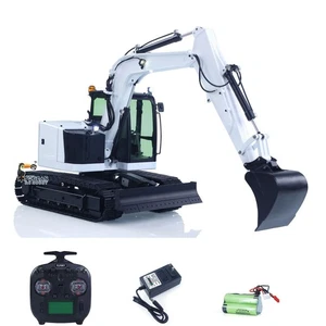 Metall 1/14 RC-Bagger C308 3 Ventile 2 Arme RC-Bagger Flysky Funk-Lichtkoppler - Bild 1 von 12