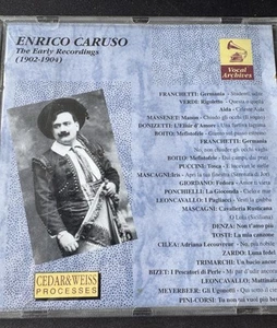 Enrico CARUSO Early Recordings (1902-1904) CD Vocal Archives 23 tracks VGC - Picture 1 of 3