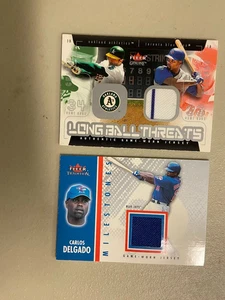 Carlos Delgado Blue Jays Game Worn Jersey Lot Long Ball Threats Milestones MS-CD - Picture 1 of 2