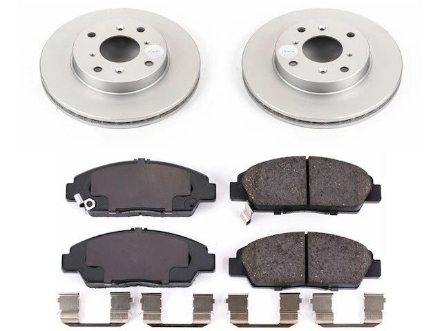Kit de pastillas de freno delanteras y rotor para 92-96 Honda Prelude S Si 4WS SE KK16K2 Foto 1 de 1