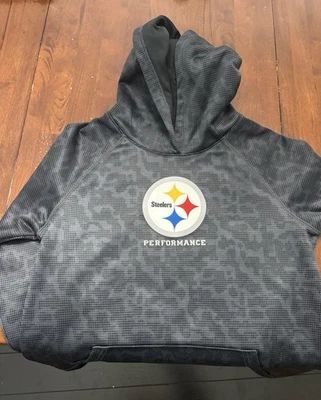 Under Armour Pittsburgh Steelers; Youth Large Hoodie - Image 1 of 3