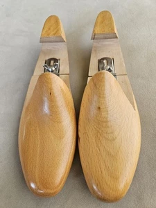 Estiradores de árbol de zapatos de madera vintage D Mackay para hombre talla 10 D hechas en Nueva York EE. UU. - Imagen 1 de 6