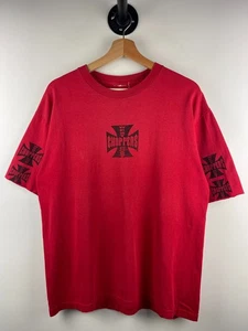 Vintage West Coast Choppers Long Beach Red Tee Size M - Bild 1 von 8
