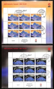 Groenlandia EUROPA CEPT 2017 FDC hojas pequeñas - Imagen 1 de 1