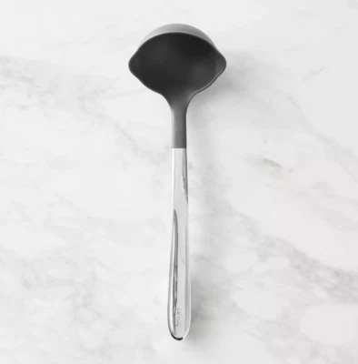 NEW All-Clad 18/10 Stainless-Steel Nonstick Precision Ladle 6oz, 14-Inch, Silver - Image 1 of 2