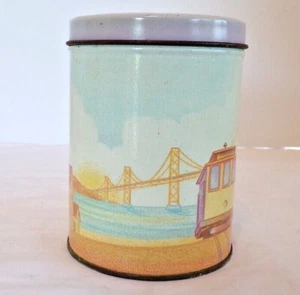 1990's Sp. Ed. American Seascape Foam Bath Of San Francisco Bay Collector's Tin - Picture 1 of 4