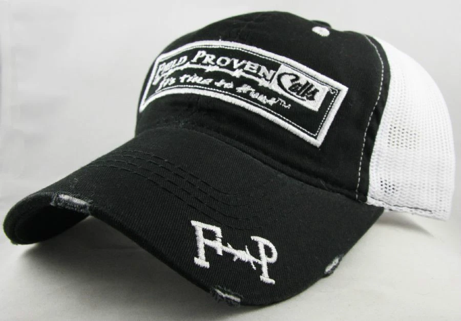 FIELD PROVEN DUCK & GOOSE CALLS BLACK/WHITE TRUCKERS MESH BACK HAT NEW!!! - Image 1 of 1