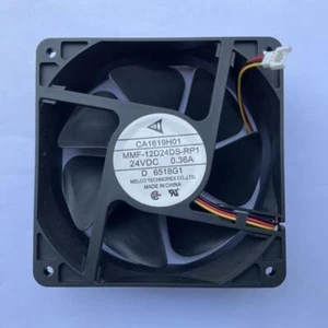 NEW MMF-12D24DS-RP1 DC 24V 0.36A 3-wire 120*120*38mm Server Cooler Fan - Photo 1/5
