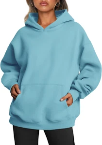 Trendy Queen Womens Oversized Hoodies Fleece Sweatshirts Sweaters Spring Outfits - Picture 1 of 12