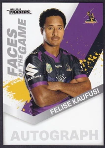 2018 NRL TRADERS FACES OF THE GAME STORM FELISE KAUFUSI  FG 27/64 - Bild 1 von 1