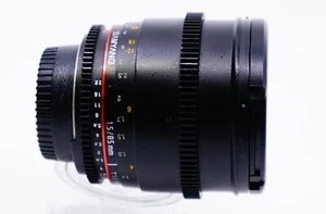Samyang 85mm T1.5 (f1.4) Cine Lens UMC Nikon F Moded for Anamorphic (Anamorfake) - Picture 1 of 24