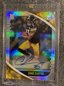 Chase Claypool 2020 20/75 Panini Absolute Football RC automático Pittsburgh Steelers - Imagen 1 de 4