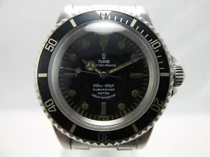 TUDOR ROLEX VINTAGE STAINLESS STEEL SUBMARINER 7016/0 UNPOLISHED ALL ORIGINAL - Picture 1 of 6