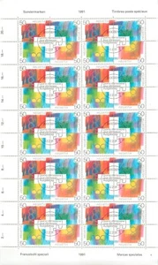 1. Switzerland 1991 The 700th Anniversary of the Confederation 10 blocks of 4 - Picture 1 of 2