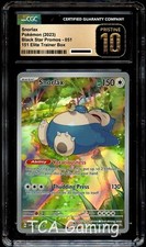 CGC 10 PRISTINE Snorlax SVP051 HOLO 151 Elite Trainer PROMO Pokemon Card