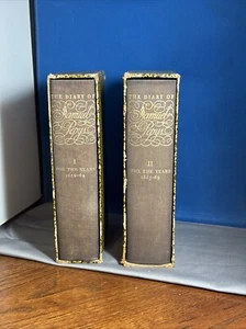 The Diary of Samuel Pepys | 2 Vol Set (1942) Limited Ed w/ Slipcase *VG+* - Picture 1 of 24