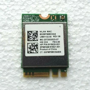 HP Pavilion 14-CE 14-CS 14-DH 15-DB 15S-FQ Series WiFi Wireless Card 915620-001 - Picture 1 of 1