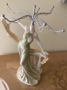 Vintage griechisches Thema weibliche Schaufensterpuppe Statue Schmuck Organizer von S. Sarna - Bild 1 von 6