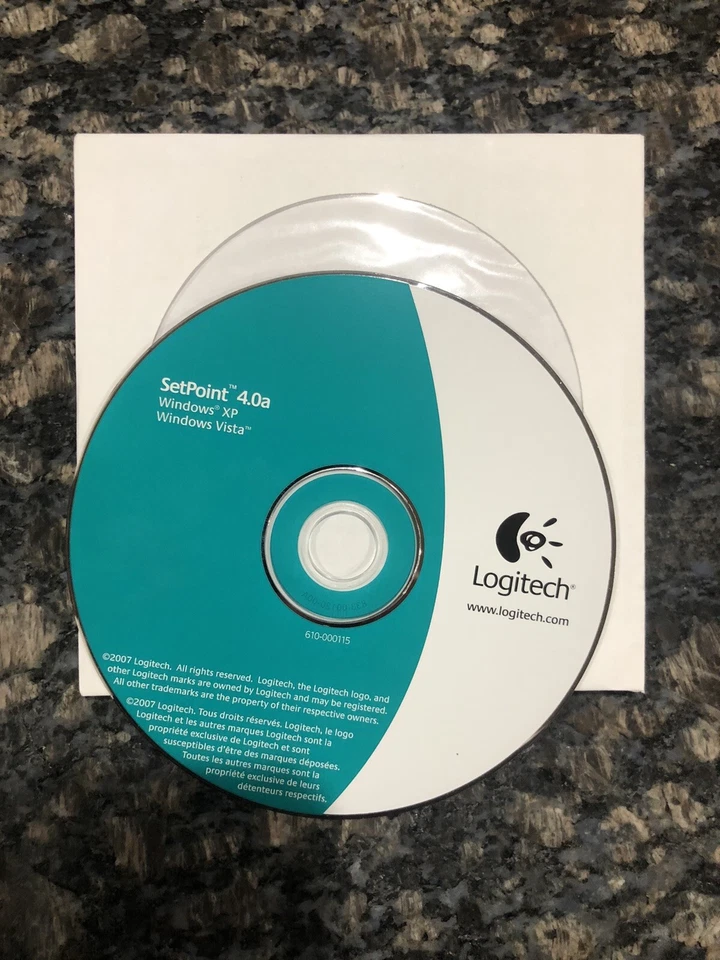 Logitech SetPoint 4.0a CD-ROM Windows XP Windows Vista CD-ROM Foto 1 de 1