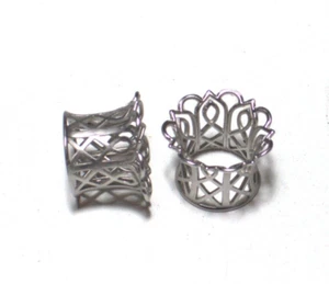 00g Tribal Saddle Ear Plugs Unisex 316L Surgical Steel Sexy Hip Hop Hot Gift - Picture 1 of 1