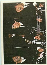 Topps Card Beatles Beatle Diary #23 A - John, Paul, George, Ringo Ink on Back