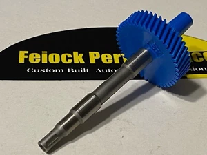 904 & 727 43 Tooth / Teeth Blue Long Shaft Speedometer Driven Gear - TF6 TF8 - Picture 1 of 1