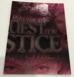 2002 INKWORKS WITCHBLADE TRADING CARD QUEST FOR JUSTICE CHASE CARD PUZZLE Q9 - Picture 1 of 2