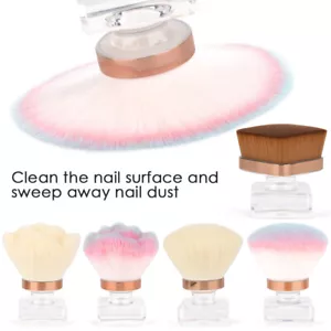 KADS Nail Dust Brush for Nails Plastic Handle Powder Remove Soft Cleaning Tool - Picture 1 of 13