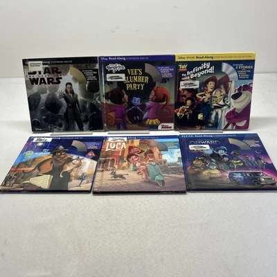 Disney Story Book and CD Lot of 6 Kids Read Along Stories - Image 1 of 4