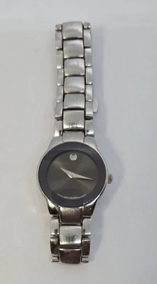 Movado T4A4028K Women’s Stainless Steel Bracelet Watch Grey Dial - Image 1 of 4